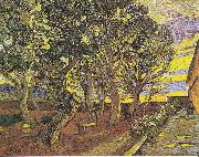 Vincent Van Gogh Garden of the Hospital Saint-Paul Sweden oil painting artist